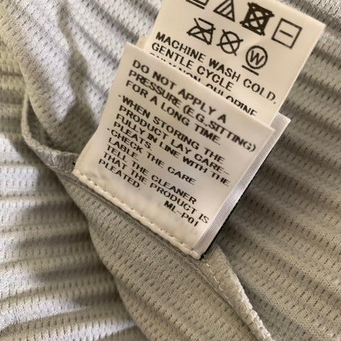 ISSEY MIYAKE Size L Grey Pleated Polyester Pleated Jacket