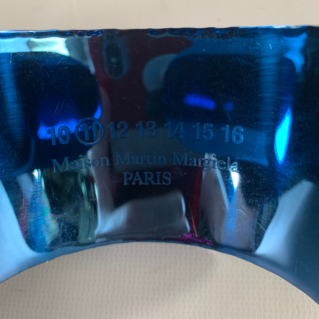 MAISON MARTIN MARGIELA Blue Metallic Metal Bracelet
