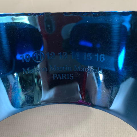 MAISON MARTIN MARGIELA Blue Metallic Metal Bracelet