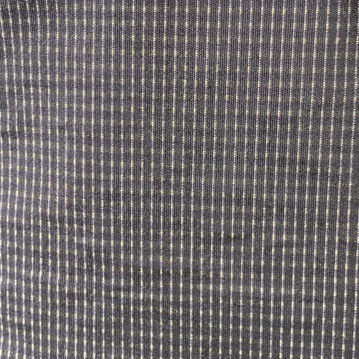 DRIES VAN NOTEN Size 40 Navy Grey Stripe Cotton Blend Notch Lapel Sport Coat