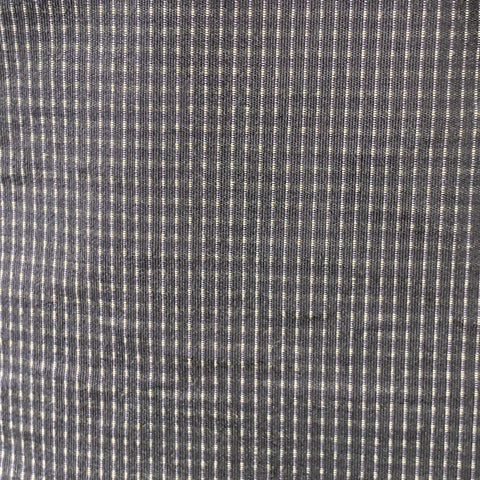 DRIES VAN NOTEN Size 40 Navy Grey Stripe Cotton Blend Notch Lapel Sport Coat
