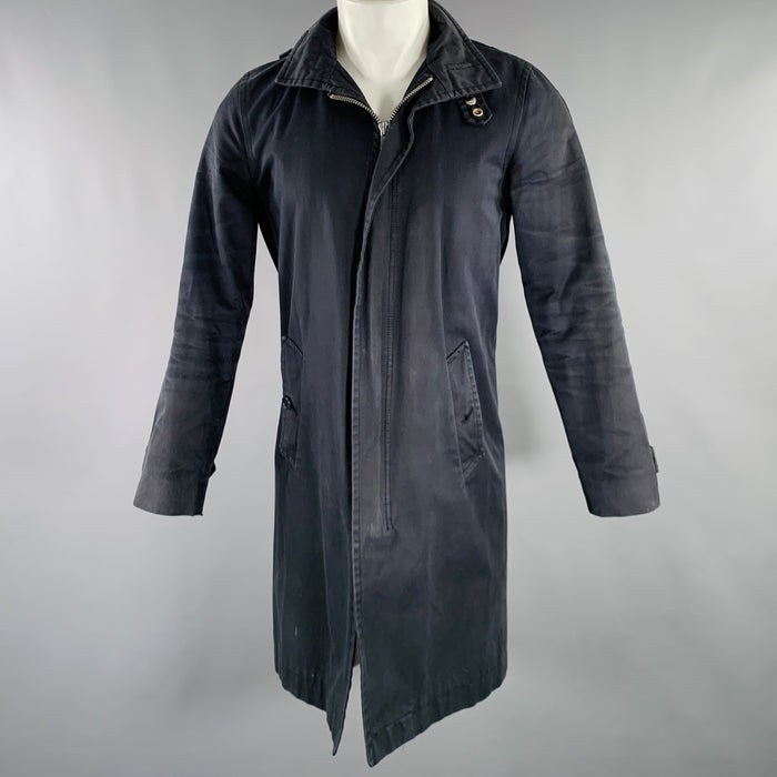 MARC by MARC JACOBS Size S Black Cotton Zip Up Coat