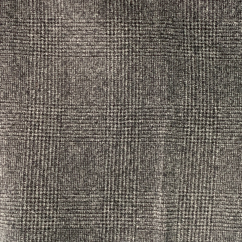 PT TORINO Size 32 Grey Black Glenplaid Wool Flat Front Dress Pants