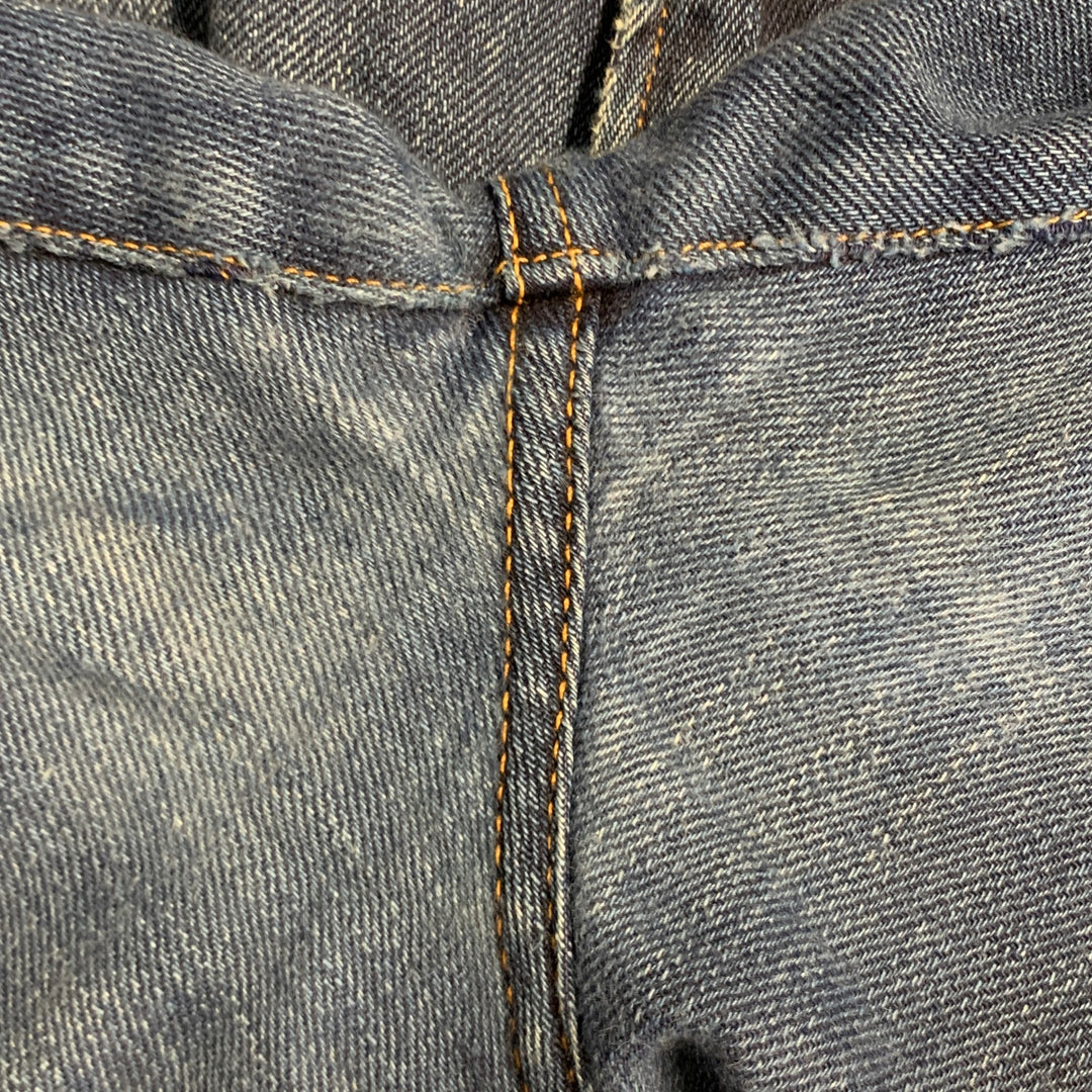 PAUL SMITH Size 36 Blue Cotton Polyurethane 5 Pocket Jeans