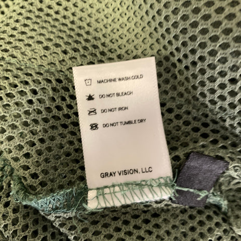 JOHN ELLIOTT Size XXL Green Olive Mesh Polyester Basketball Tank Top