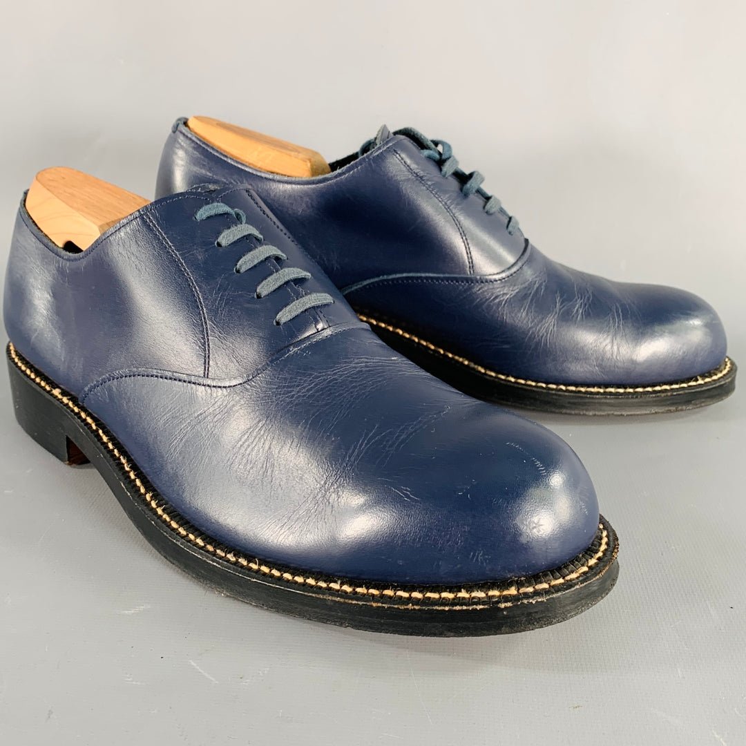 COMME des GARCONS HOMME Size 7.5 Navy Leather Oxford Lace-Up Shoes – Sui  Generis Designer Consignment
