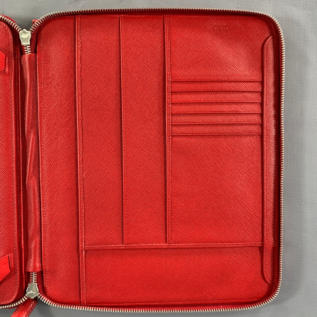 PRADA Red Leather iPad Case Bags & Leather Goods