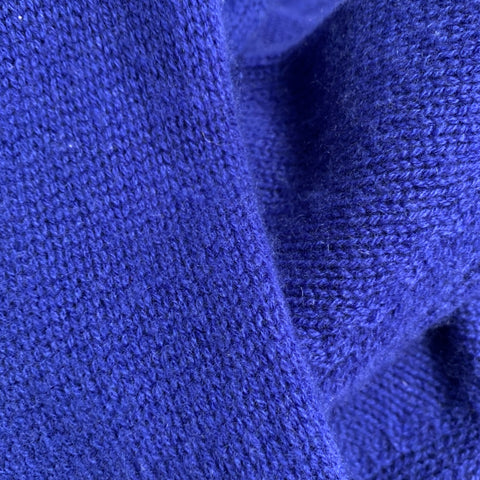 BOTTEGA VENETA Size 12 Blue Cashmere Blend Crew Neck Sweater