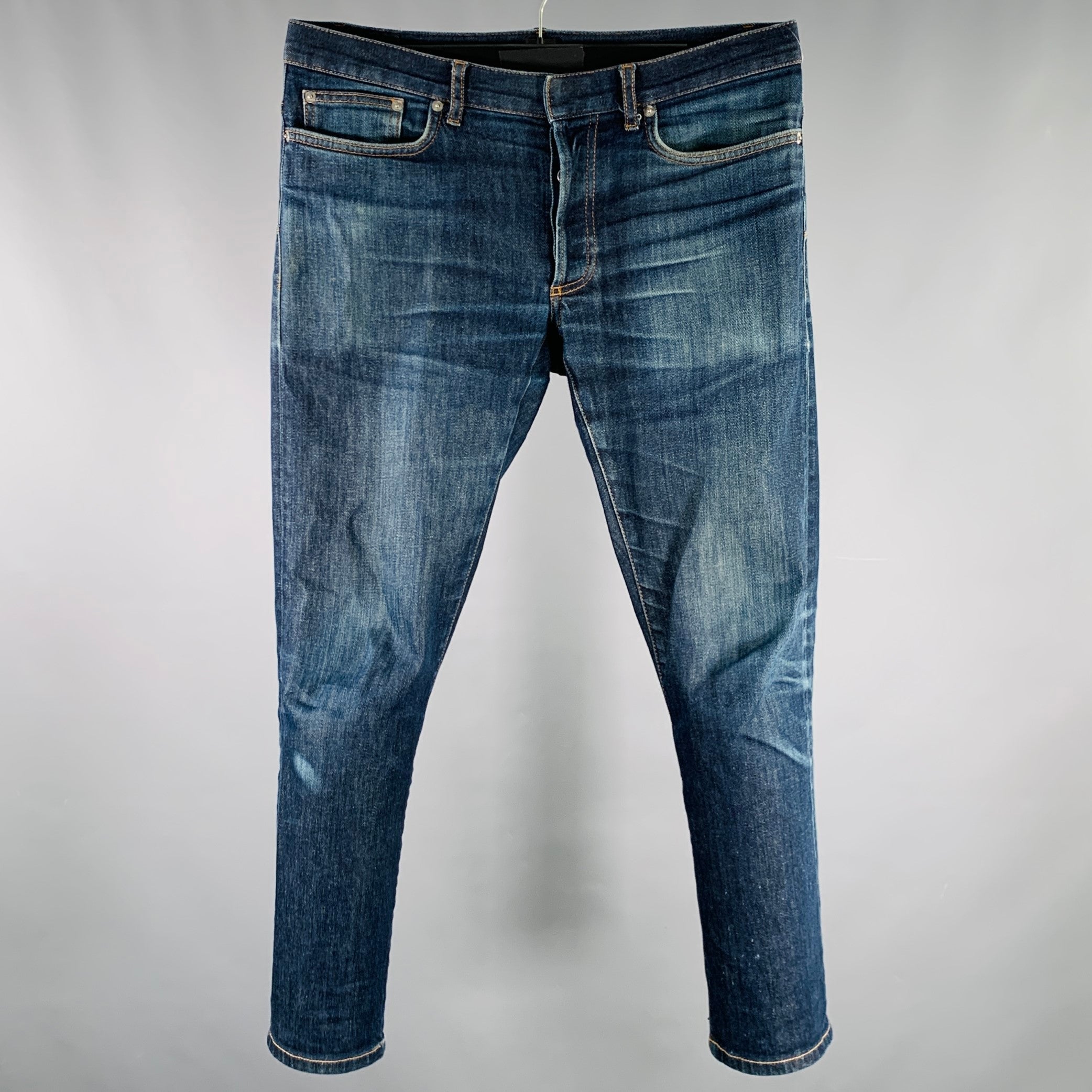 Dior homme ライトブルーデニム 31 フルレングス Long Regular Jeans Light Blue Cotton Twill | DIOR