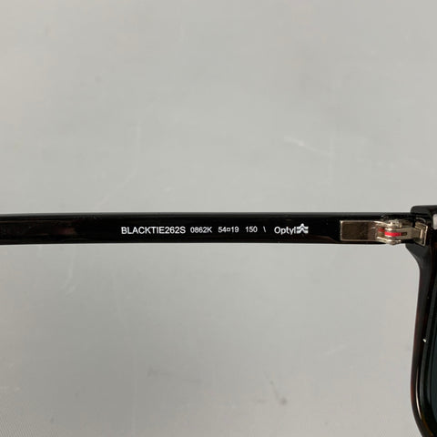 DIOR HOMME Tortoise Sunglasses