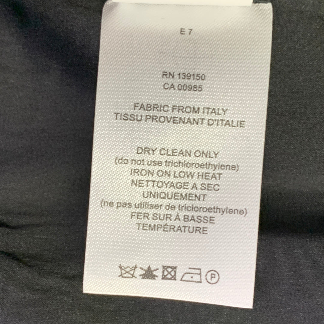 THE ROW Size 4 Schoolboy Navy Virgin Wool Blend Notch Lapel Jacket Blazer