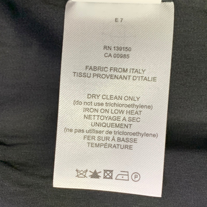 THE ROW Size 4 Schoolboy Navy Virgin Wool Blend Notch Lapel Jacket Blazer