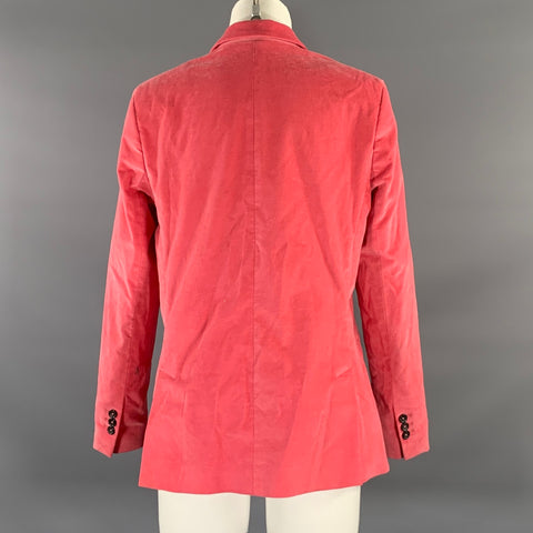 PS by PAUL SMITH Size M Pink Cotton / Elastane Velvet Jacket