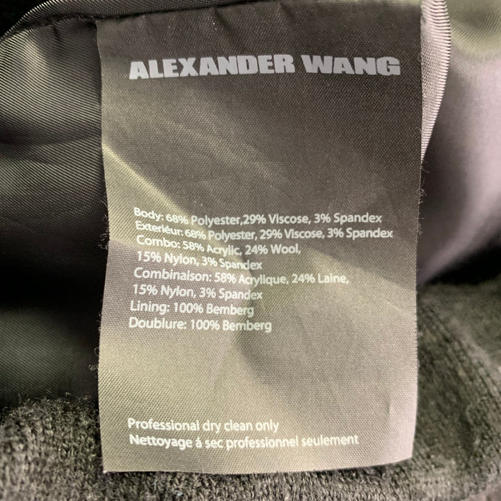 ALEXANDER WANG Size L Black Polyester Blend Sweatpants Casual Pants