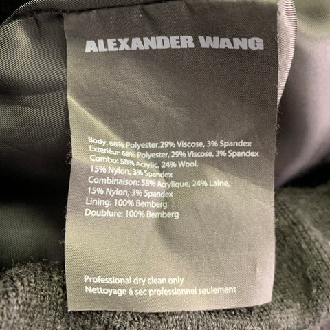 ALEXANDER WANG Size L Black Polyester Blend Sweatpants Casual Pants