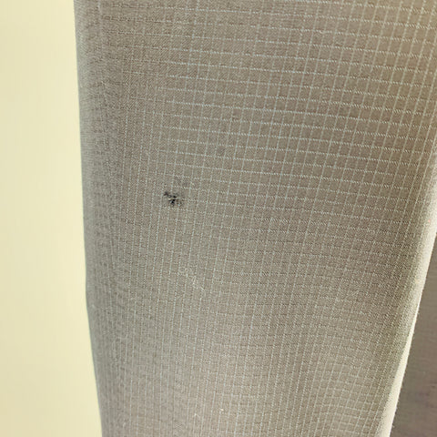GUCCI Taille 34 Pantalon décontracté en laine texturée marine à devant plat