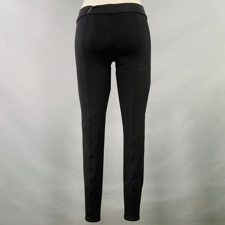 THE ROW Size XS Black Nylon Blend Elastic Waistband Leggings