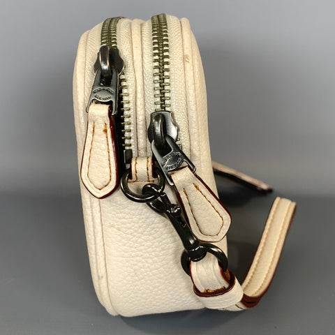 COACH SS2018 Tan Pink Glitter Leather Cross Body Bag