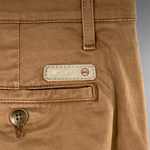 ADRIANO GOLDSCHMIED Size 29 Brown Cotton Blend Casual Pants
