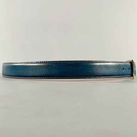 HARRIS DAL Size 36 Teal Leather Belt