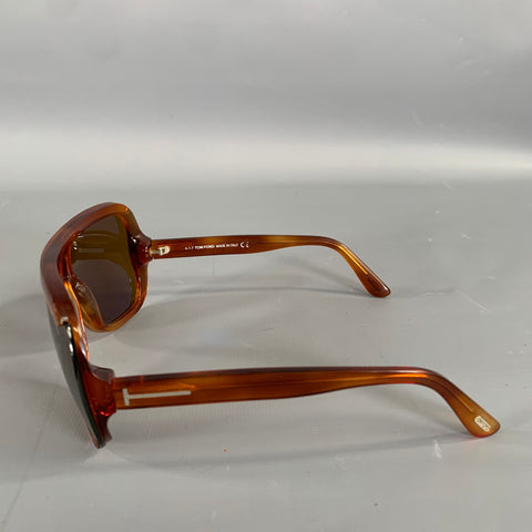 TOM FORD Brown Tortoise Sunglasses