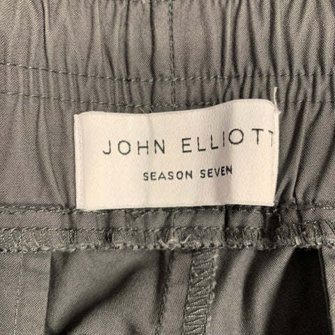 JOHN ELLIOTT Size 30 Grey Cotton Cargo Shorts