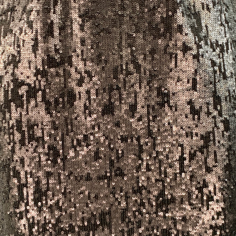 BURBERRY LONDON Size 2 Black Viscose Blend Sequined Cocktail Dress