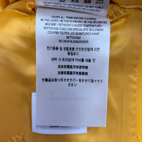 BURBERRY SS23 Size 40 Yellow Wool Double Breasted Suit