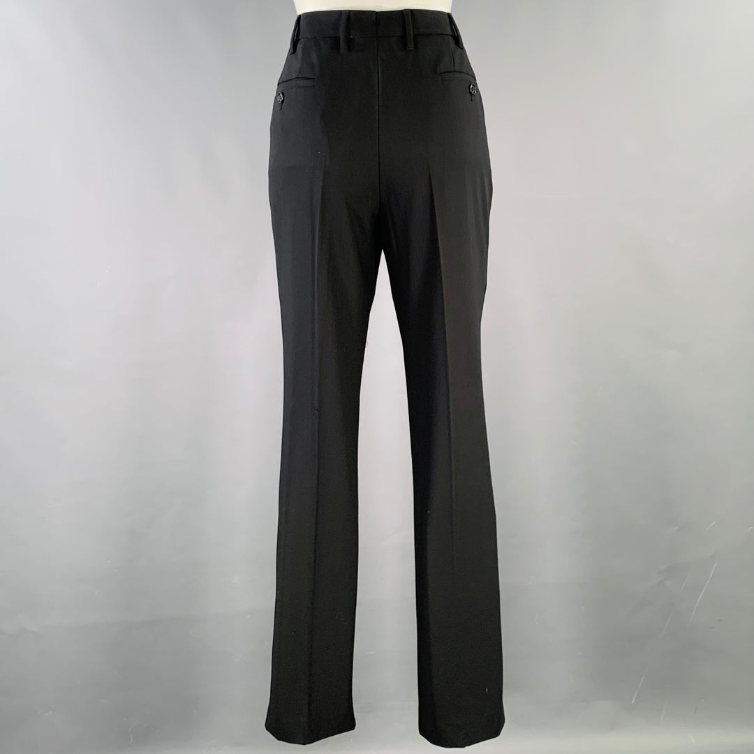 CALVIN KLEIN COLLECTION Size 8 Black Wool Wide Leg Dress Pants – Sui  Generis Designer Consignment