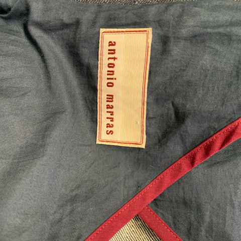 ANTONIO MARRAS Size XS Blue Multi Color Selvedge Denim Jacket