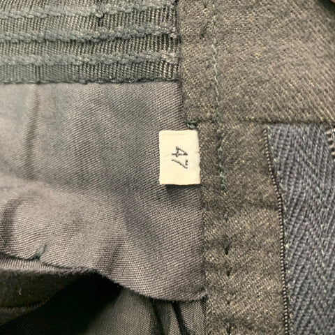 KITON for WILES BASHFORD Size 40 Grey Cashmere Notch Lapel Suit