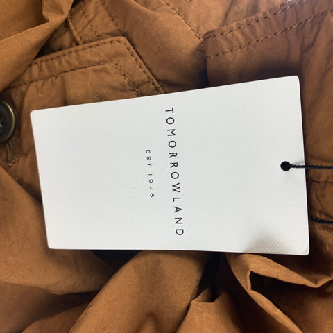 TOMORROWLAND Tinted Size XS Tan Polyester Nylon Trucker Jacket