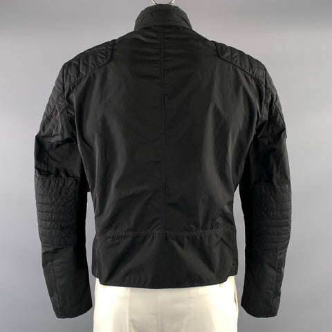 RALPH LAUREN Size L Black 0200011323 0553907 Textured Nylon cotton Jacket