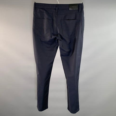EMPORIO ARMANI Size 30 Navy Virgin Wool 5 pocket Casual Pants