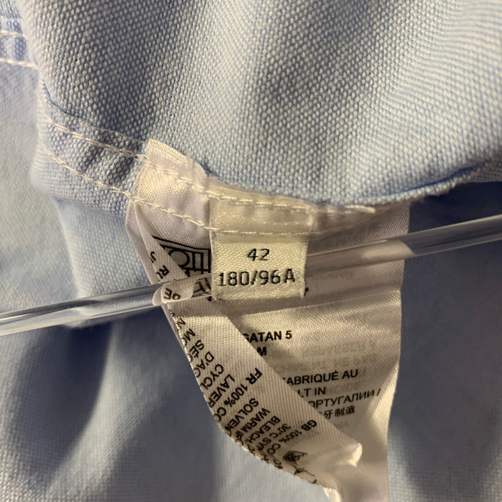 TOTEME Size 10 Blue Cotton Oxford Shirt