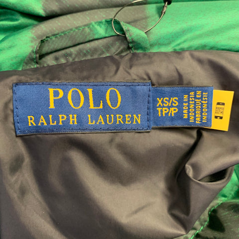 POLO by RALPH LAUREN Size XS Green Black Polyester Plaid Jacket