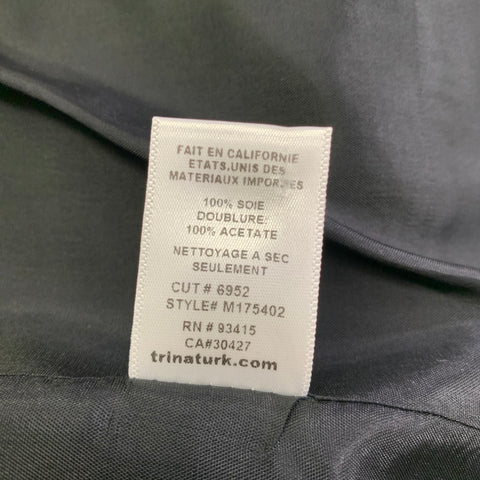 MR TURK Size 44 Multi Color Plaid Silk Notch Lapel Sport Coat
