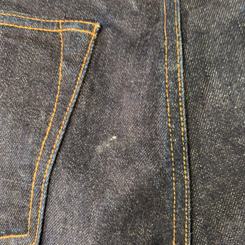 TOM FORD Size 32 Blue Indigo Cotton Blend Slim Fit Button Fly Jeans