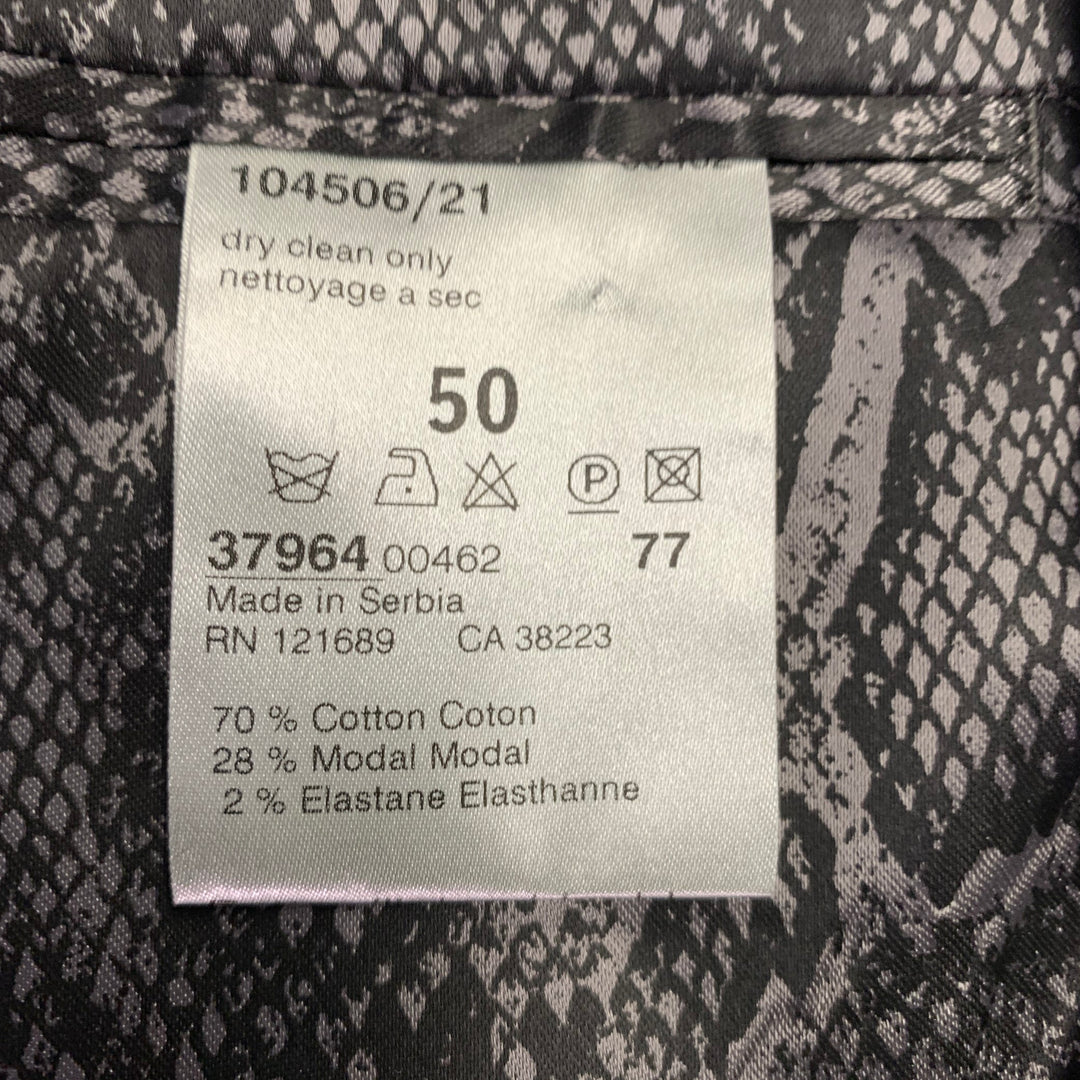 DRYKORN Size 40 Forest Green Corduroy Cotton Blend Peak Lapel Sport Coat