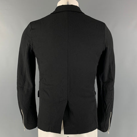 COMME des GARCONS Size S Black Polyester Single breasted Jacket
