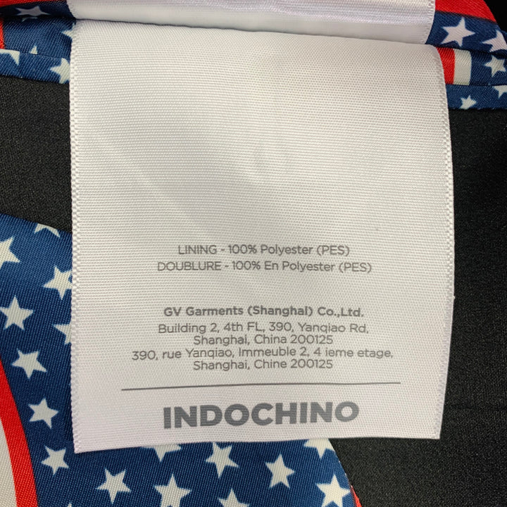INDOCHINO Size M Black Wool Notch Lapel Tuxedo