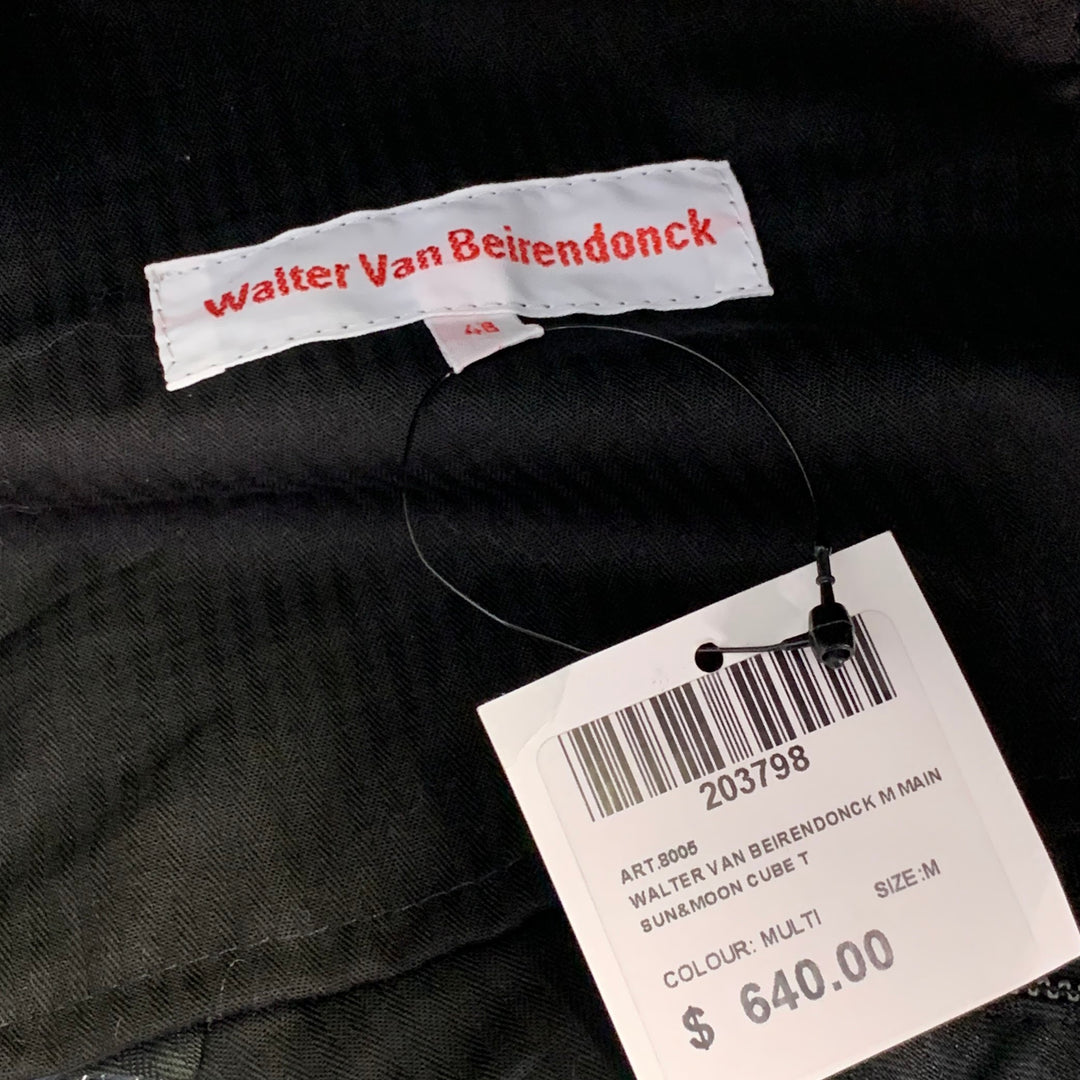 WALTER VAN BEIRENDONCK Size 32 Silver Metallic Wool Blend Dress Pants