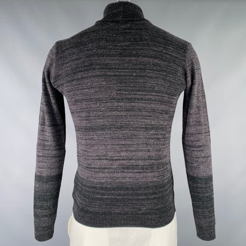 STEPHAN SCHNEIDER Pull en mélange acrylique rayé gris anthracite taille XL
