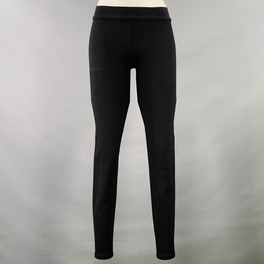 THE ROW Size XS Black Nylon Blend Elastic Waistband Leggings