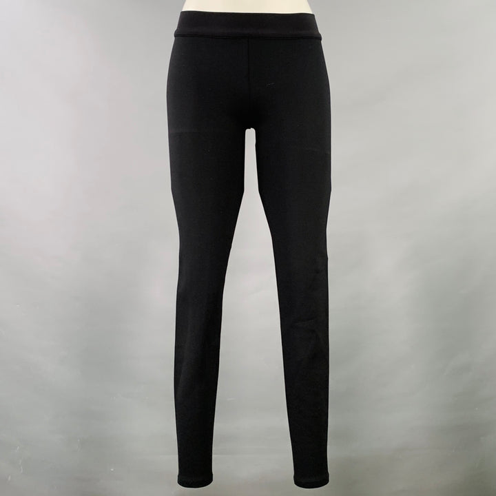 THE ROW Size XS Black Nylon Blend Elastic Waistband Leggings