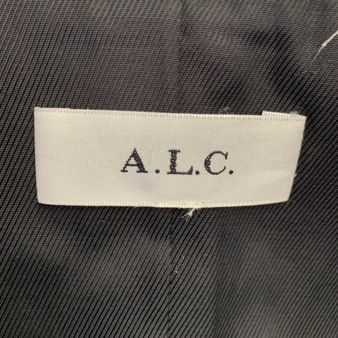 A.L.C. Taille M Veste blazer métallisée en mélange de viscose argenté