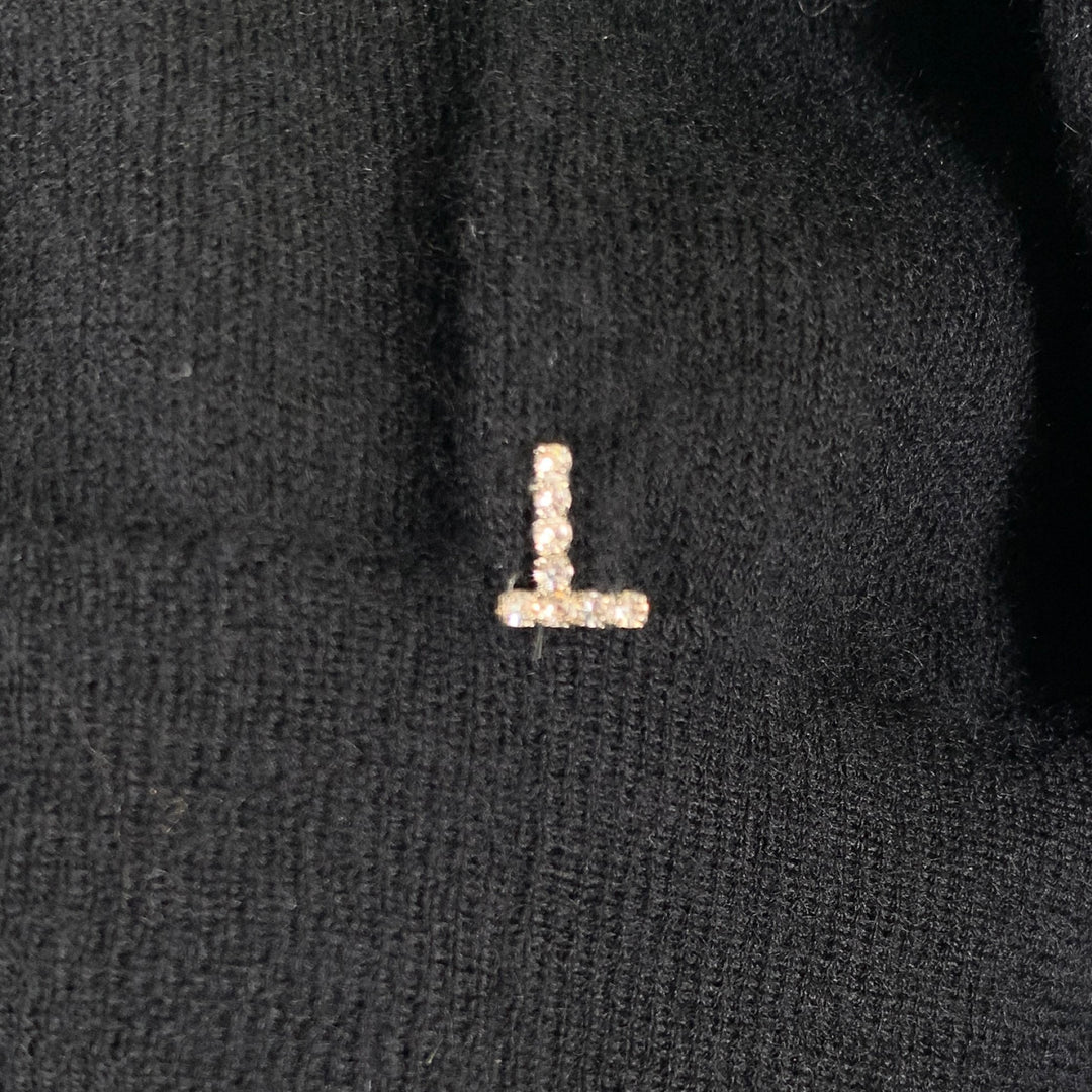 LAFAYETTE 148 Size XL Black Cashmere Pull On Sweater