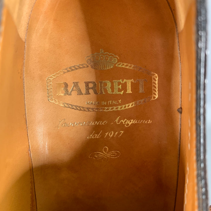 BARRETT Size 9.5 Tan Brown Leather Monk Strap Loafers