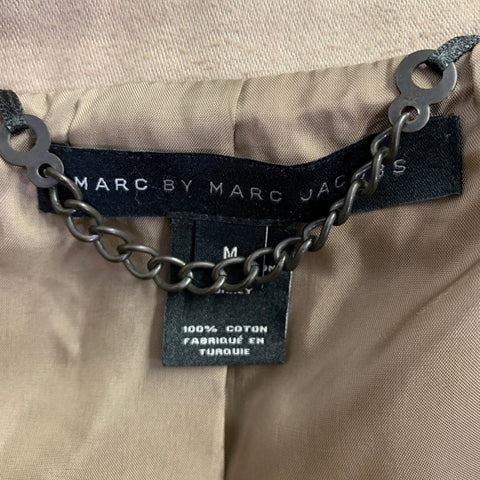 MARC by MARC JACOBS Size M Taupe Moleskin Cotton Notch Lapel Sport Coat