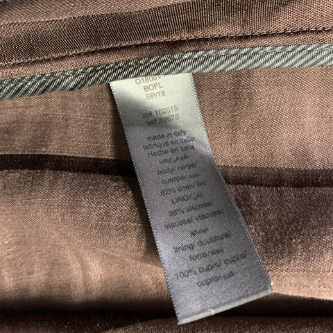 JOHN VARVATOS SS2019 Chest Size 44 Size M Burgundy O1806V1-BOFL Stripe Jacket